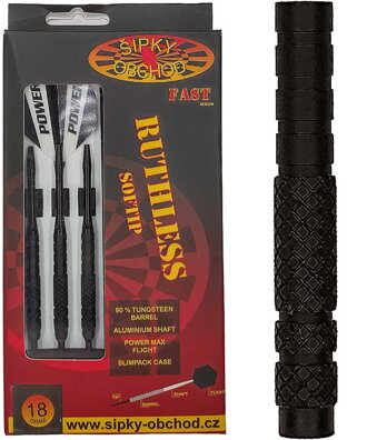 Ruthles šipky RL 7 Fast soft 18g Black