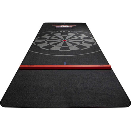 Bulls NL Carpet Dartmat Black 300x90 cm + Oche