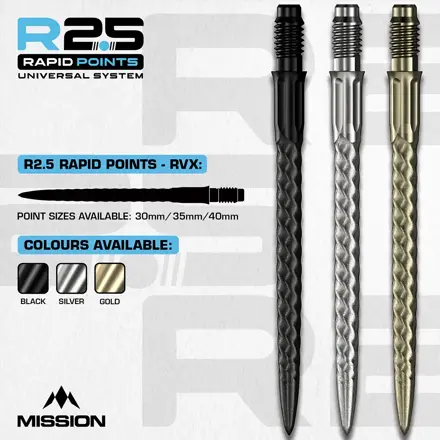 Mission hroty R2.5 Rapid Points RVX