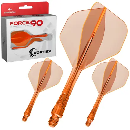 Mission letky Force 90 Vortex Neon Orange No.2