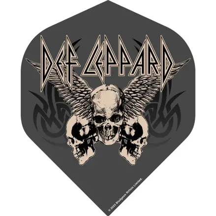 Def Leppard Dart Flights No.2 Skulls with Wings
