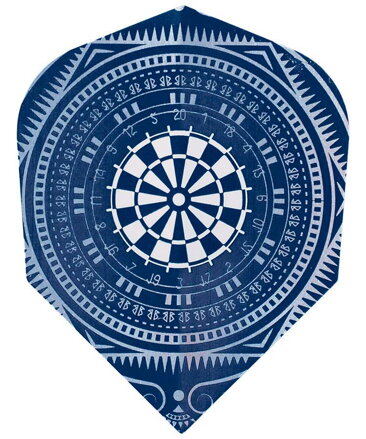 Harrows letky Quadro Blue Dartboard No.6