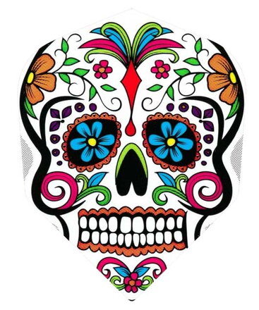Harrows letky Quadro Coloured Skull No.6