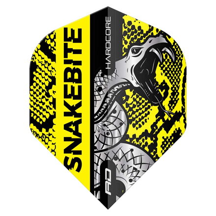 Red Dragon letky Peter Wright Snakebite Coilde Snakesin Yellow