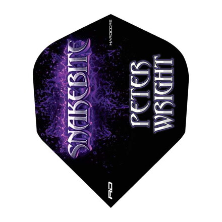 Red Dragon letky Peter Wright Purple Logo