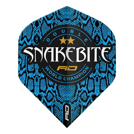 Red Dragon letky Snakebite Hardcore Ionic Blue log