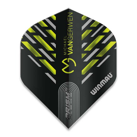 Winmau letky Prism Alpha MvG Black, Green & Grey C