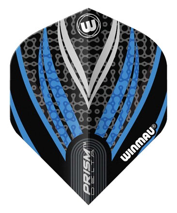 Winmau letky Prism Delta Black, White & Blue No.2