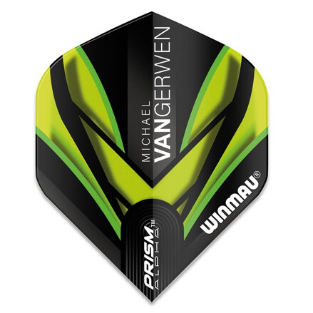 Winmau letky Prism Alpha MvG Black & Green