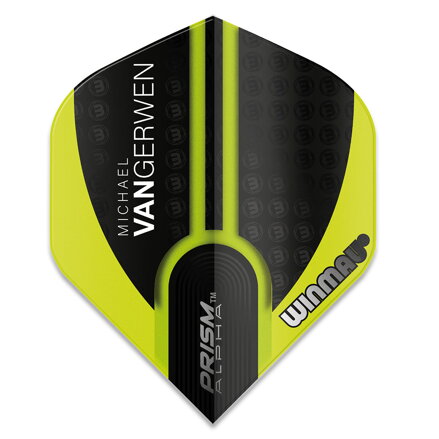 Winmau letky Prism Alpha MvG Green & Black