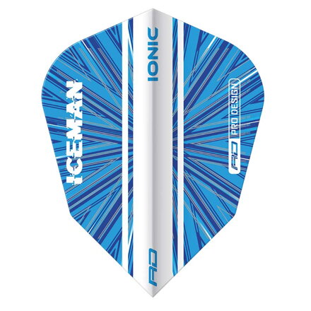 Red Dragon letky Gerwyn Price Blue Burst V-Standar