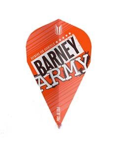 Target letky BARNEY ARMY PRO.ULTRA ORANGE vapor