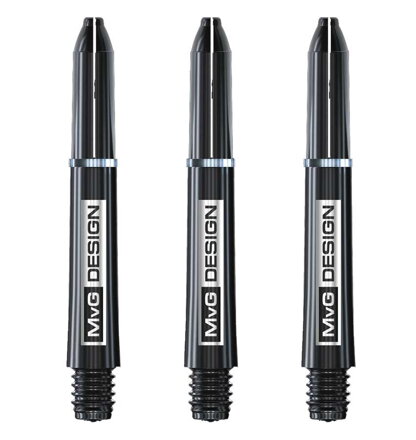 Winmau násadky MvG nylon Black Short