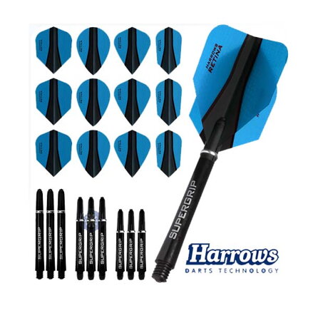 Harrows Retina X Flight and Shaft Combo Kit Blue