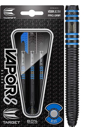 Target šipky Vapor8 black 24g blue steel