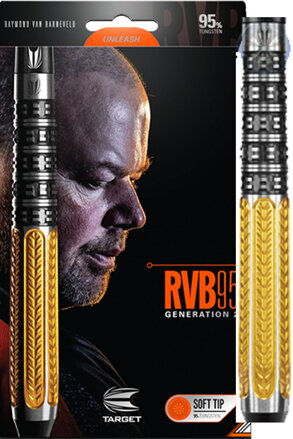 Target šipky van Barneveld 19g soft RVB 95 G2