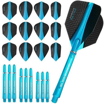 Harrows Retina Flight & Shaft Combo Kit Blue