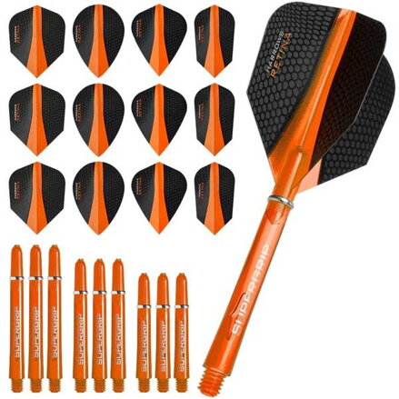 Harrows Retina Flight & Shaft Combo Kit Orange