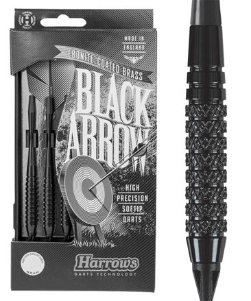 Harrows šipky Black Arrow soft 16g K