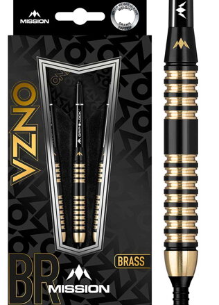 Mission šipky Onza M4 Brass soft 19g