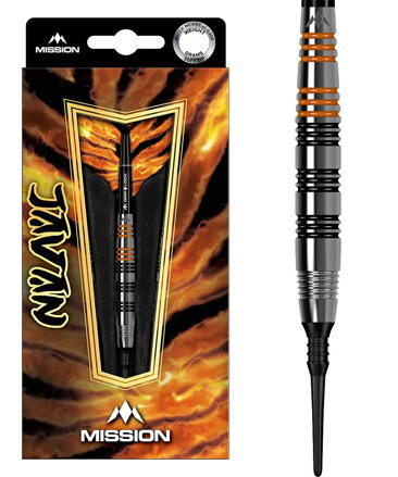 Mission šipky Javan Brass soft 18g