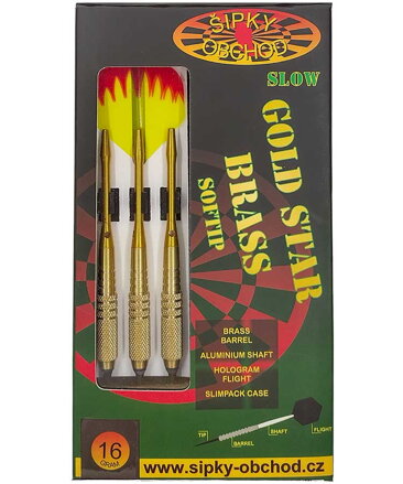 Ruthless šipky Gold Star 2 Slow 16g