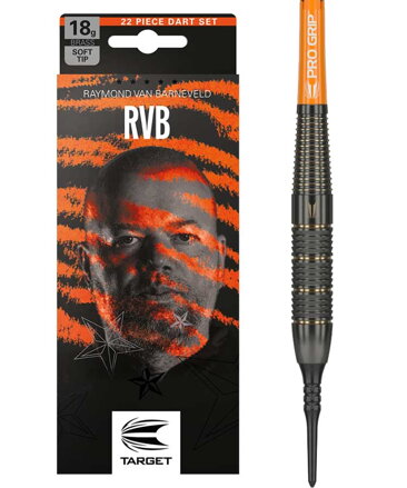 Target šipky Raymond van Barneveld RVB Brass Soft 18g