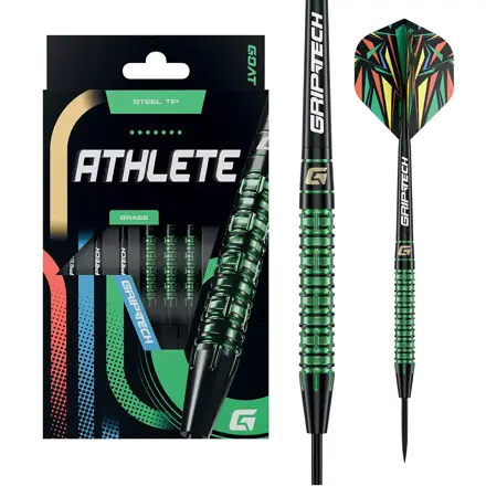Goat šipky Athlete Brass Green steel 10g