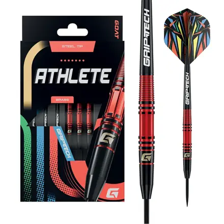 Goat šipky Athlete Brass Red steel 11g