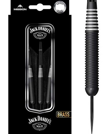 Jack Daniels šipky Electro Black Brass steel 22g