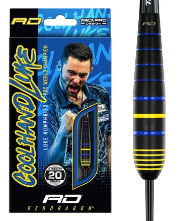 Red Dragon šipky Luke Humhries WC Brass steel 20g