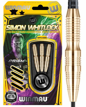 Winmau šipky Simon Whitlock steel 24g brass