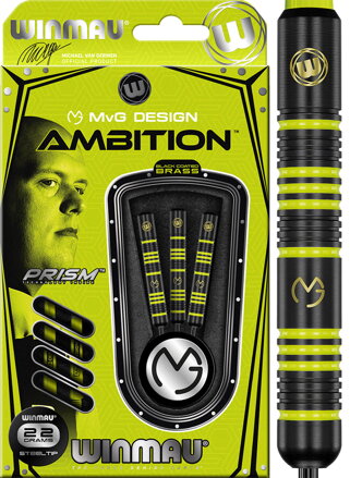 Winmau šipky MvG Ambition steel 22g