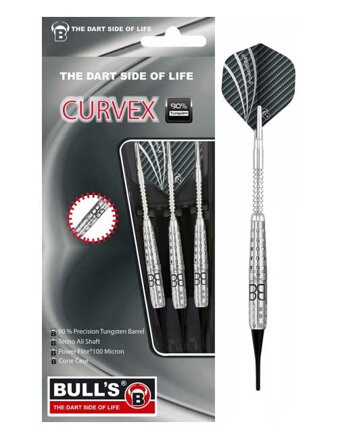 Bulls šipky Curvex C1 soft 18g