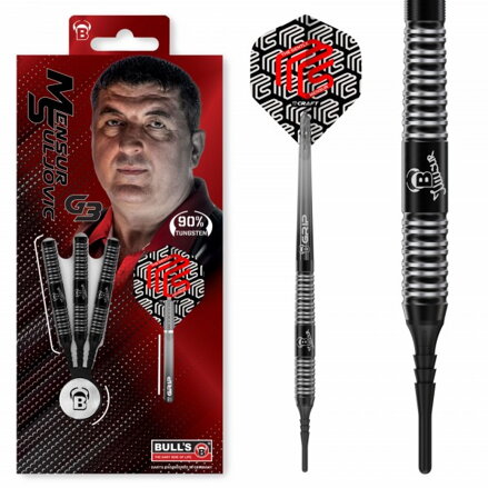 Bulls šipky Mensur Suljovič G3 soft 18g