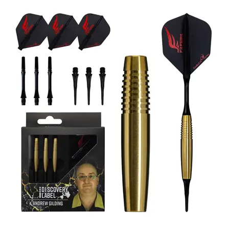 Cosmo Darts šipky Andrew Gilding soft 21g