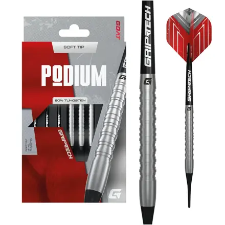Goat šipky Podium Silver soft 18g