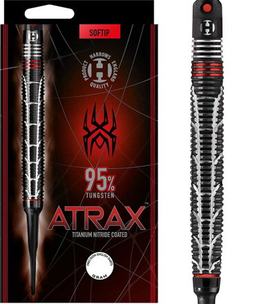Harrows šipky Atrax soft 18g