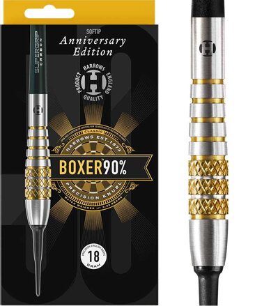 Harrows šípky Boxer Bomb Anniversary Edition soft 18g