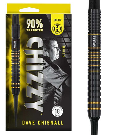Harrows šipky Dave Chisnall "Chizzy" S3 soft 18g