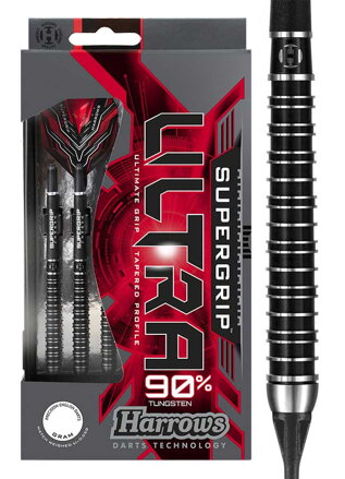 Harrows šipky Supergrip Ultra soft 22g