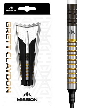 Mission šipky Brett Claydon soft 21g