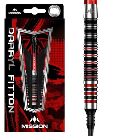 Mission šipky Darryl Fitton soft 18g