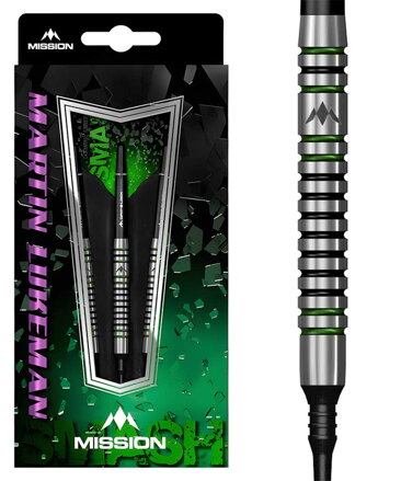 Mission šipky Martin Lukeman soft 20g
