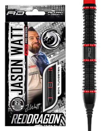 Red Dragon šipky Jason Watt soft 22g