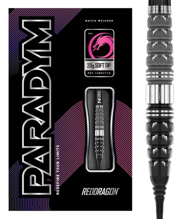 Red Dragon šipky Paradym Torpedo soft 20g