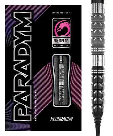 Red Dragon šipky Paradym Parallel soft 20g