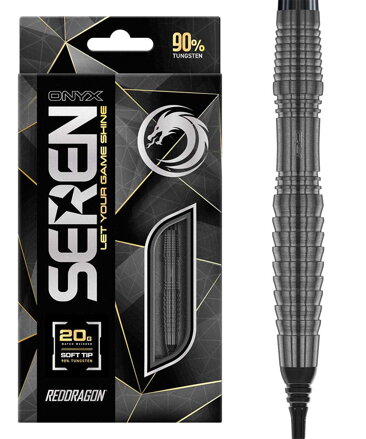 Red Dragon šipky Seren 3 Onyx soft 20g