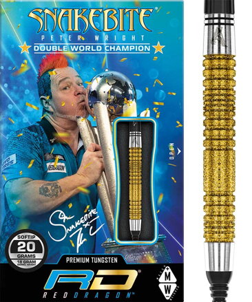 Red Dragon šipky Peter Wright Snakebite Double Wor