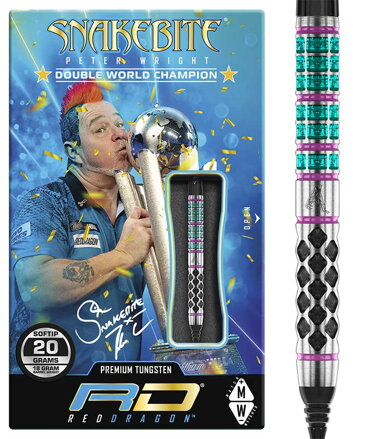 Red Dragon šipky Peter Wright Snakebite Supa-Venom